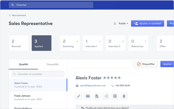 Recrutement